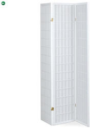  Fehér Tömörfa Paraván. EF-E803 WT - pepita