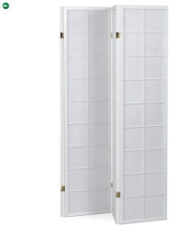  Fehér Tömörfa Paraván. EF-E804 WT - pepita