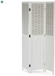  Fehér Tömörfa Paraván. EF-L145 WT - pepita