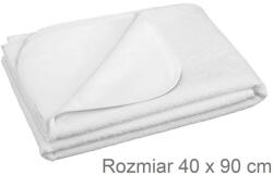AKUKU A1288 - Vízálló frottír ágyvédő 40×90 cm - Fehér (A1288)