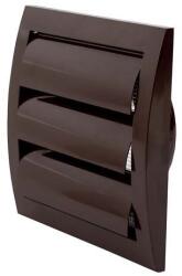 EUROPLAST NZ gravitációs zsalu szúnyoghálóval - 150 , 190x190 , barna