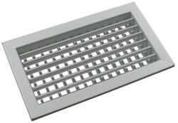 CAIROX SHVN fehér kétsoros acél fali rács - 600X250