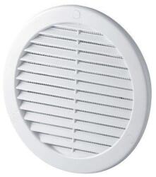 EUROPLAST VR szellőző rács csőcsonkkal, rovarvédő ráccsal - 150 , fehér