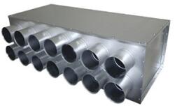 ONIXCOM-BS Osztódoboz szellőztető rendszerhez vízszintes kivezetéssel - 14x75/160-H