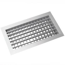 CAIROX AHVN-W fehér kétsoros alumínium fali rács - 1000X100