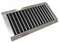 CAIROX SPN-V GALVA Kör keresztmetszetű csőre szerelhető 1 soros légrács - 300-450 , 800X100