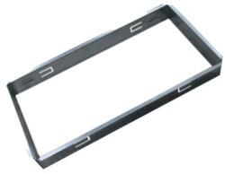 CAIROX CCN Beépítő keret aprólamellás rácsokhoz - 300X250