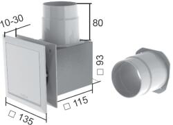 Helios ELS-ZS Második helyiség csatlakozó készlet ELS-hez - ventilatorbolt