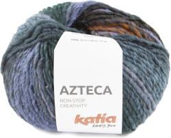 Katia Azteca 7885 Green Blue/Khaki /Orange Плетива прежда (7885)