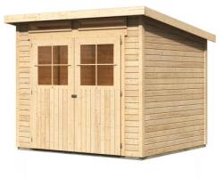 Karibu fából készült kerti ház KARIBU GLUCKSBURG 4 (57743) natur (LG3496)