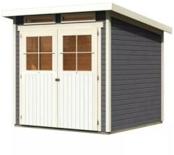 Karibu fából készült kerti ház KARIBU GLUCKSBURG 3 (68214) terragrau (LG3492)