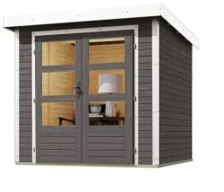 Karibu hibrid kerti ház KARIBU JUPITER B (93411) terragrau / fehér (LG4035)