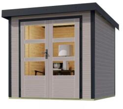 Karibu hibrid kerti ház KARIBU JUPITER D (93419) világosszürke / antracit (LG4078)