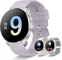  Smartwatch 1, 32" Hd iOS Android Bluetooth Pulzusmérő Lépésszámláló 3 Szíj (345940595)