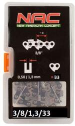 NAC Fűrészlánc NAC 33 láncszemű-3/8"-1.3 PHCBE90-CH 91PX033E-hez PHCBE90-CH-3-35 (PHCBE90-CH-3-35)