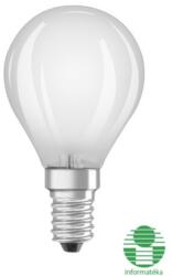 OSRAM Base matt üveg búra/4W/470lm/2700K/E14 LED kisgömb izzó 3 db (LED BASE CL P 40 GL FR 4W 2700K E14 X3)