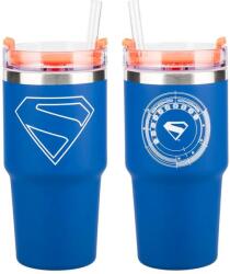 Paladone Paladone: Superman insulated cup and straw (600 ml) (Ajándéktárgyak)