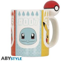 ABYstyle Abysse Corp: POKEMON Mug 3D handle Pokeball (Ajándéktárgyak)
