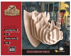  Gepetto' s Workshop - Rinocéroszfej- 3D fapuzzle (EUR34528)