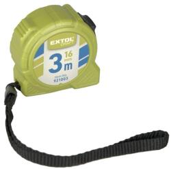 Extol Mérőszalag zárt tokban, acél Hossz: 10m, 25mm széles, nincs minősítés (921010)