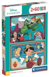 Clementoni 2 x 60 db-os puzzle - Disney Classic (24823) (24823)