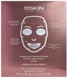 111Skin - Rose Gold Brightening Facial Mask Treatment Box Fátyolmaszkok 150 ml