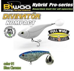 Biwaa DIVINATOR KOMPACT 90 9cm 55gr 01 Blue Chrome (B001050) - plazaweb