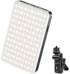 Yesido Selfie Fény (DH12) - USB-C, 3000mAh, 6W, 120 LED, Csiptetős Kialakítás - Fekete