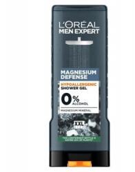 L'Oréal Tusfürdő, L'Oreal Men Expert Magnesium Defense XXL, hipoallergén, 400 ml