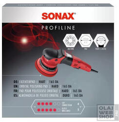 SONAX Profiline ExzenterPad Hart polírozó szivacs piros kemény 165mm