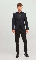 Jack & Jones férfi dzseki, egysoros blézer, szuper vékony szabású, fekete, újrahasznosított poliészter, 52 EU