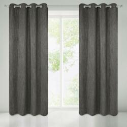 Eurofirany Rossie sötétítő függöny melange szövetből Grafit 135x250 cm (HS366073)