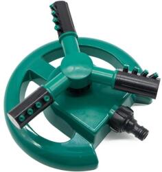 FOXMAG24 Kerti öntöző, automata öntözőrendszer, 360°-ban forgó, 3 karral, műanyag, zöld/fekete (D5D72XYBM)