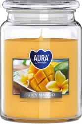BISPOL Ароматна свещ Bispol Aura - Juicy Mango, 500 g (snd99-475)