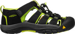 KEEN Newport H2 JR Black/Lime Green Gyerekszandálok US 4