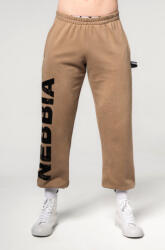 Nebbia Gym Sweatpants Baggy Style GYM BRO 365 Light Brown Férfi-melegítőalsó XXL