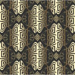 DEGRETS Tapéta DEGRETS 1540 Papír, Greta fekete arany, Méret: 0.53m x 10.05m = 5.3 m2 (1540)