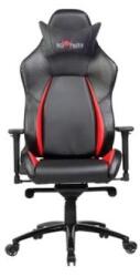 RED FIGHTER C1, Műbőr + PVC, 135 cm, Max. 150 kg, Állítható háttámla, Fekete-Piros, Gamer szék (MGRDH01KG000) - emag
