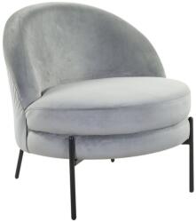  GALET kerek bársony fotel szürke (99995558)