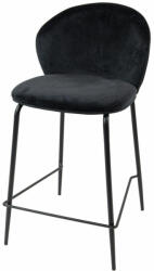  Lily kényelmes bárszék 65 cm fekete színben, fekete vázzal (5999122400674)