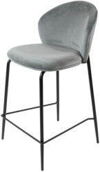  Lily kényelmes bárszék 65 cm szürke színben, fekete vázzal (5999122400667)