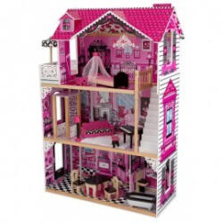 KidKraft Casuta pentru papusi Amelia (KK65093) - roua Papusa