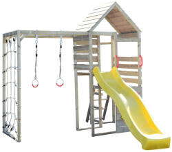 Wendi Toys Turn de joaca cu 2 platforme, panou de catarare, tobogan si modul de gimnastica (M40), Wendi Toys (M40) Casuta pentru copii