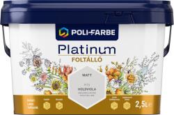 Poli-Farbe Platinum foltálló színes beltéri falfesték H15 Holdviola, 2, 5l