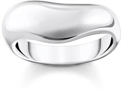 Thomas Sabo TR2473-001-21-54 Bold - Silver Ring in curved shape Ladies, Femei