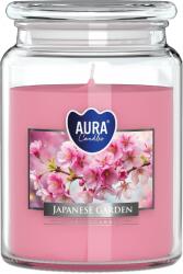 BISPOL Lumânare parfumată Bispol Aura - Japanese Garden, 500 g (snd99-476)