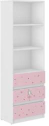  B3 Könyvespolc Fiókokkal - Hercegnő 180x60x30 cm - fizz