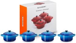 Le Creuset Тава за фурна 10 см, 250 мл, комплект от 4 бр. , AZURE, керамика с глазура, Le Creuset (LECR79212102200100)