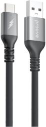 Proove REGEN SILICONE, cablu USB-A/USB-C, 3A/27W, 480Mbps, 1m, silicon reciclat (CCRS12001102)