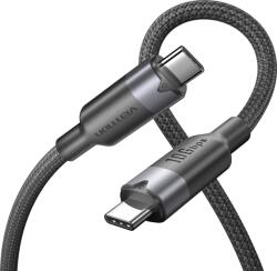 Vention USB-C 3.2/M, 1m, (fekete, Gen2, 10Gbps), kábel